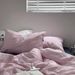 Wholesale INS Korean Style Pink Plaid Simple Striped Mixed Pure Cotton Four-Piece For Homestay Apartment All-Cotton 4-Piece Set_maomaolike.com