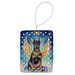 Terrier My Angel Porcelain Ornament Christmas Tree Hanging Decorations For Home Christmas Holiday, Rectangle, Gift, Multicolor_maomaolike.com