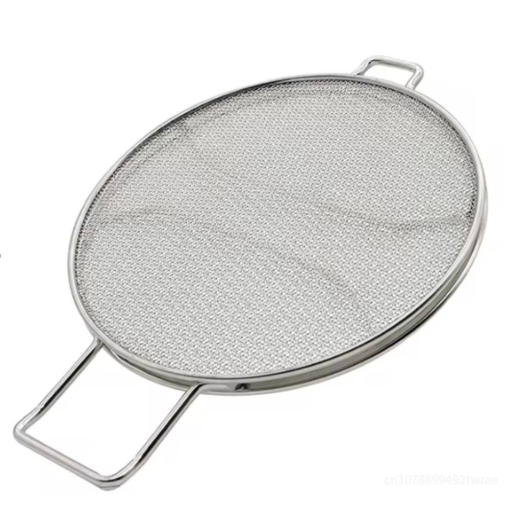 Stainless Steel Splatter Shield IG651 Air Fryer Accessories For Ninja Foodi Smart XL Pro 7-in-1 Indoor Grill_maomaolike.com