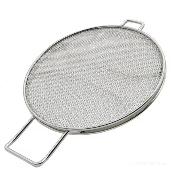 Stainless Steel Splatter Shield IG651 Air Fryer Accessories For Ninja Foodi Smart XL Pro 7-in-1 Indoor Grill_maomaolike.com