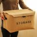 Household Cotton Linen Large Clothes Basket Snacks Toys With Lid Foldable Multifunctional Wardrobe Organizer Storage Box_maomaolike.com