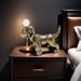Antique-Style Dog And Cat Metal Ornaments Handheld Animal Tea Pets Antique Store Decoration Copper Crafts_maomaolike.com