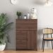 Bar Cabinet With Storage Drawer & Shelves, Fold-up Desktop, Ideal For Home,Dormitory, Small Spaces_maomaolike.com