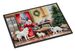 Samoyed Christmas Cookies Doormat Front Door Mat Indoor Outdoor Rugs For Entryway, Non Slip Washable Low Pile, 24H X 36W_maomaolike.com