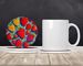 Colorful Strawberries Large Sandstone Coasters Pack Of 4 Absorbent Round Coasters Decor Gifts For Men Or Women, 4 In, Multicolor_maomaolike.com