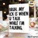 Funny Relatable Slogan Painting Poster, Bold Minimalist Typographic Poster, Humorous Relatable Quote Decor Idea For Home, Office, Living Room_maomaolike.com
