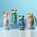 400ml Cute Straw Sippy Kids Cartoon BPA Free Leakproof Water Bottles Bear Outdoor Portable Drink Bottle Children's Cup_maomaolike.com
