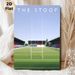 The Stoop Rugby Stadium Painting Poster, Minimalist Flat-design Poster, Clear Depiction Of Rugby Field With Goalposts And Colorful Stands, Suitable_maomaolike.com