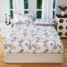 Fitted Sheet New Pillowcase Bedding Floral Mattress Dust Cover_maomaolike.com