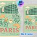 Paris Themed Painting Poster, Retro Soft-toned Paris Lifestyle Elements Poster, French-inspired Decor To Add Cozy Ambiance For Living Room, Dining_maomaolike.com