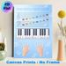 Piano Notes & Finger Numbers Painting Poster, Clear Educational Pastel-colored Music Guide Poster, Practical Visual Aid For Learning Piano Notes And_maomaolike.com