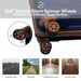3-Piece Luggage Sets (20", 24", 28"), Suitcase With Wheels, Hardside Suitcase With Four Spinner Wheels And Scratch-Resistant Surface, Navy Blue_maomaolike.com