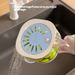VANFOLA Retractable 2-in-1 Drain Basket With Lid, Household Thickened Washing Basket, Cute Fruit Strainer & Dehydration Colander_maomaolike.com