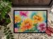 Chrysanthemums In Watercolor Doormat Front Door Mat Indoor Outdoor Rugs For Entryway, Non Slip Washable Low Pile, 24H X 36W_maomaolike.com