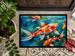 Koi Fish Doormat Front Door Mat Indoor Outdoor Rugs For Entryway, Non Slip Washable Low Pile, 24H X 36W_maomaolike.com