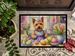 Decorating Easter Norwich Terrier Doormat Front Door Mat Indoor Outdoor Rugs For Entryway, Non Slip Washable Low Pile, 24H X 36W_maomaolike.com