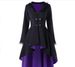 Women's Clothing Autumn new retro mid length windbreaker for women Gothic style jacket large size women's clothing_maomaolike.com