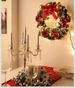 30cm Christmas Wreath, Artificial Flower Wreath For Shop Windows And Doors, Christmas Decorations For Shopping Malls._maomaolike.com