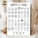 Spanish Laundry Symbols Guide Painting Poster, Minimalist Black & White Graphic Poster, Practical Laundry Care Reference Ideal For Home Laundry Room_maomaolike.com