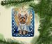 Yorkshire Terrier My Angel Porcelain Ornament Christmas Tree Hanging Decorations For Home Christmas Holiday, Rectangle, Gift, Multicolor_maomaolike.com