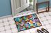 Boxer Hippie Dawg Doormat Front Door Mat Indoor Outdoor Rugs For Entryway, Non Slip Washable Low Pile, 24H X 36W_maomaolike.com