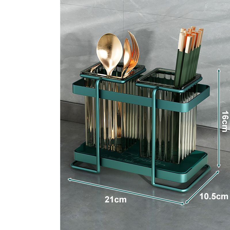 Light Luxury Chopsticks Storage Box Kitchen Drain Chopsticks Holder Wall-mounted Household Tableware Spoon Chopsticks Basket Chopsticks Cage_maomaolike.com