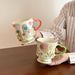 Design Sense Mug Ceramic Water Cup For Girls' Birthday Gift Practical Cup_maomaolike.com