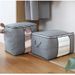 Thickened Large Capacity Non-Woven Fabric Quilt Organizer Clothes Moving Packing Storage Luggage Bag_maomaolike.com