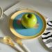 Nordic High-End Bamboo Fiber Home Dessert Flat Jewelry Eco-Friendly Camping Dish Plate_maomaolike.com
