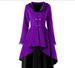 Women's Clothing Autumn new retro mid length windbreaker for women Gothic style jacket large size women's clothing_maomaolike.com
