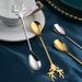 Christmas Deer Stirring Spoon Coffee Dessert Scoop_maomaolike.com