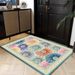 Living Room Rug Large Size Gorgeous Gold Frame Design Bedroom Rug Plush Thickened Machine Washable Thickened Underlay Interior Decorative Rug_maomaolike.com