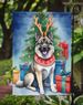 Norwegian Elkhound Christmas Reindeer Garden Flag Mailbox Flag Decorative Yard Flag Banner Outside Patio Artwork Yard Flower Beds, Garden Size, Multicolor_maomaolike.com