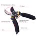 Ergonomic Handheld 8 Inch Side Cutting Scissors, Sharp Branch Clipper Accessory For Outdoor Garden Tree Trimming
_maomaolike.com
