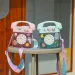 400ML Telephone Shape Plastic Water For Girls Kawaii Straw Bottle With Sticker Strap Children Outdoor Kettle_maomaolike.com