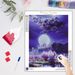 PhotoCustom Full Square Diamond Spectacular Purple Architectural Landscape Round Diy Diamond Embroidery Artwork Gift_maomaolike.com