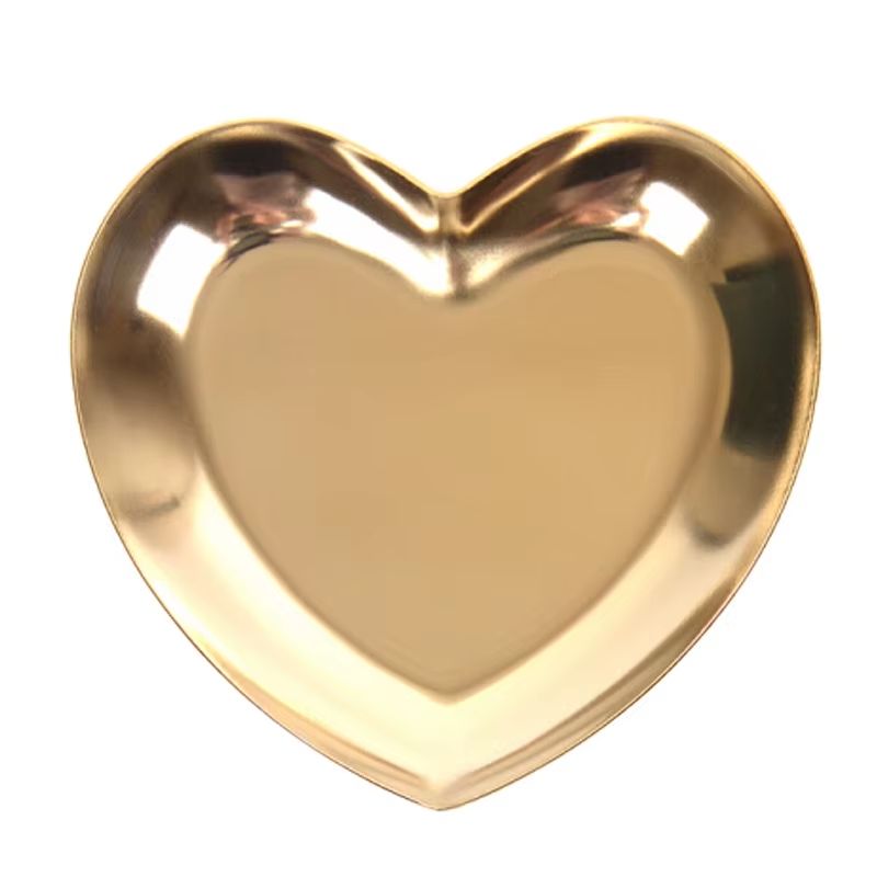 Heart-shape Jewelry Display Tray Jewelry Holder Organizer Storage Tray Ring Bracelet Necklace Storage Tray Stand For Jewelry_maomaolike.com