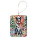 Australian Shepherd Christmas Porcelain Ornament Christmas Tree Hanging Decorations For Home Christmas Holiday, Rectangle, Gift, Multicolor_maomaolike.com