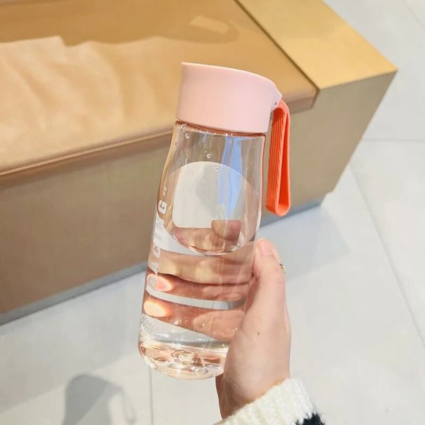 Portable Rope 550 650ml Plastic Clear Running Sports Water Bottle Student Male Female Summer Handy Cup BPA Free_maomaolike.com