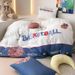 100% Long-Staple Children's Four-Piece Set Pure Cotton Duvet Cover Boys' Basketball Theme Bedding 100s_maomaolike.com