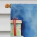 English Setter Christmas Reindeer House Flag Large Porch Sleeve Pole Decorative Outside Yard Banner Artwork Wall Hanging, Polyester, House Size, Multicolor_maomaolike.com