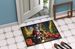 Bullmastiff And Santa Claus Doormat Front Door Mat Indoor Outdoor Rugs For Entryway, Non Slip Washable Low Pile, 24H X 36W_maomaolike.com