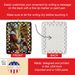 English Setter And Santa Claus Porcelain Ornament Christmas Tree Hanging Decorations For Home Christmas Holiday, Rectangle, Gift, Multicolor_maomaolike.com