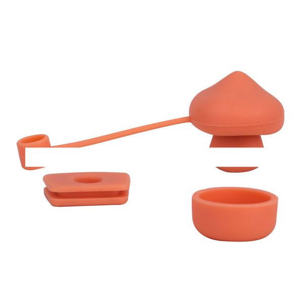 cup cover straw cap travel cup silicone straw cover leak-proof plug silicone anti-overflow plug_maomaolike.com