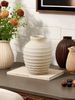 1pc Wabi-sabi Style Design Ceramic Refillable Water Flower Arrangement Vase Small Size Suitable For A Variety Of Scenes Ornament Decoration Vase_maomaolike.com