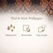 Bohemian Floral Wallpaper Self Adhesive – Removable Waterproof Wall Stickers For Home Decor Living Room Bedroom_maomaolike.com