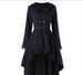 Women's Clothing Autumn new retro mid length windbreaker for women Gothic style jacket large size women's clothing_maomaolike.com