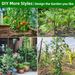 Outdoor Garden Stake, 40cm Long, Set Of 40, DIY 80/120/160/cm Tomato Stake, Plastic Coated Aluminum Alloy Plant Stake Support Rod_maomaolike.com