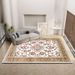 Living Room Rug Large Size Gorgeous Gold Frame Design Bedroom Rug Plush Thickened Machine Washable Thickened Underlay Interior Decorative Rug_maomaolike.com