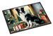 Border Collie Cozy Christmas Doormat Front Door Mat Indoor Outdoor Rugs For Entryway, Non Slip Washable Low Pile, 24H X 36W_maomaolike.com
